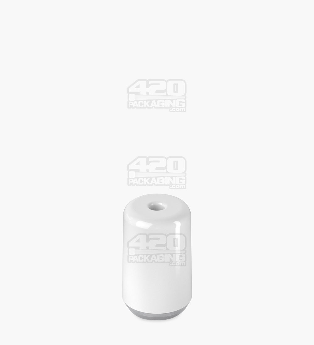 RAE | Round Vape Mouthpiece for Arbor Press Ceramic Cartridges | White Ceramic - Arbor Press - 400 Count