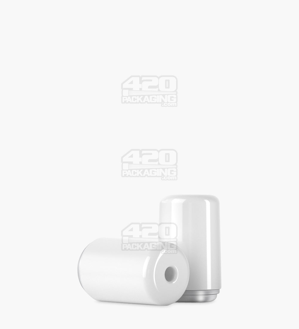 RAE | Round Vape Mouthpiece for Arbor Press Ceramic Cartridges | White Ceramic - Arbor Press - 400 Count