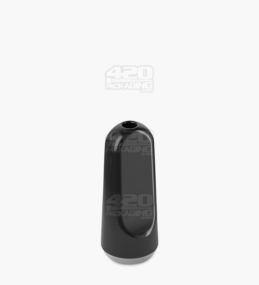 RAE | Flat Vape Mouthpiece for Screw On Ceramic Cartridges | Black Ceramic - Screw On - 400 Count