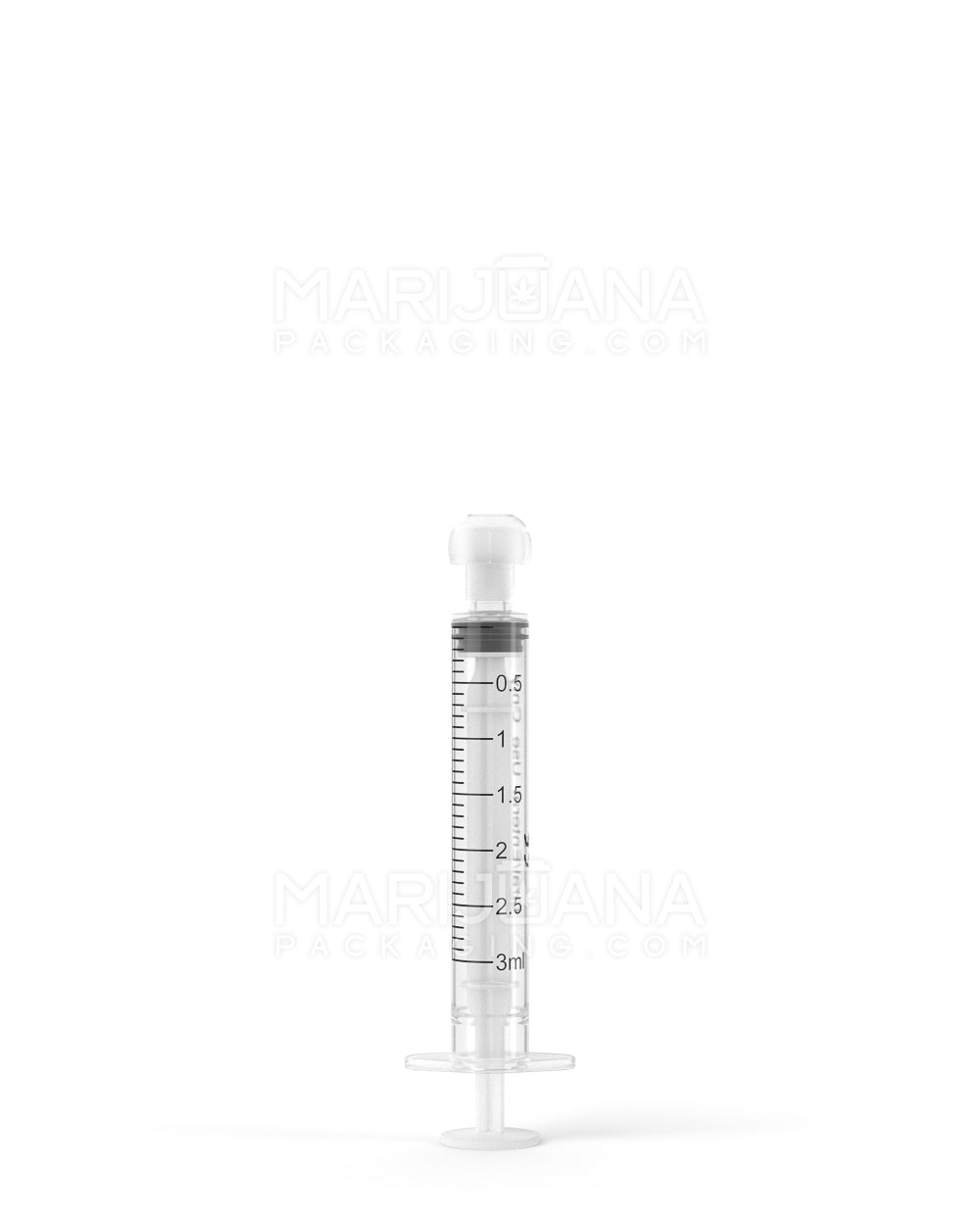 Plastic Oral Concentrate Syringes | 3mL - 0.5mL Increments - 100 Count - 8