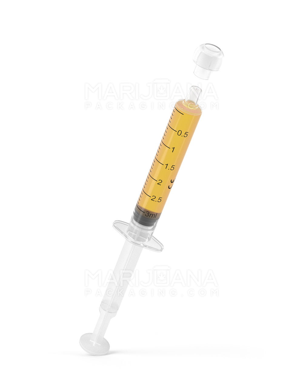 Plastic Oral Concentrate Syringes | 3mL - 0.5mL Increments - 100 Count - 6