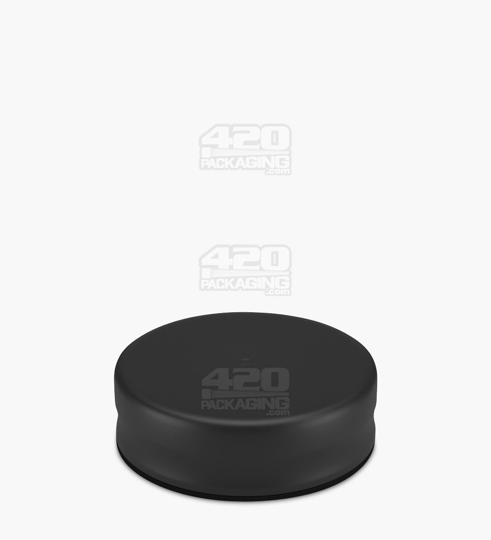 Child Resistant | Pop Can Flower Container w/ Frosted Lid Cover | 26 Dram - Black - 100 Count