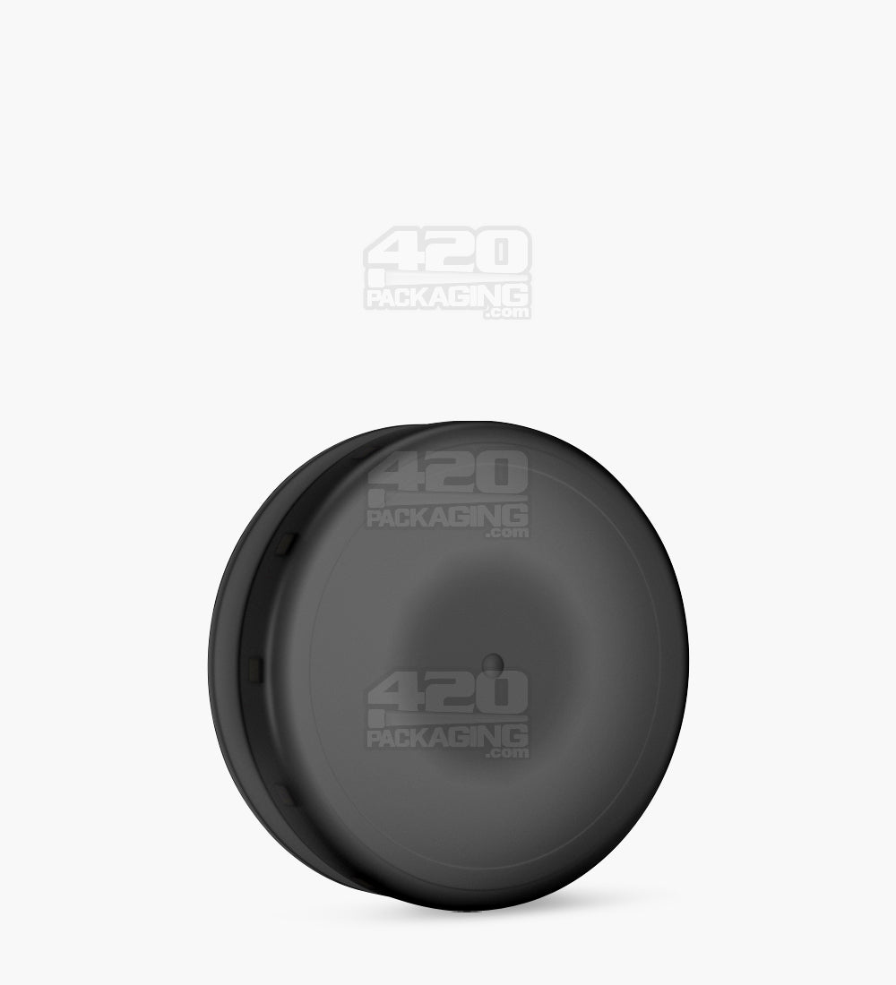 Child Resistant | Pop Can Flower Container w/ Frosted Lid Cover | 26 Dram - Black - 100 Count