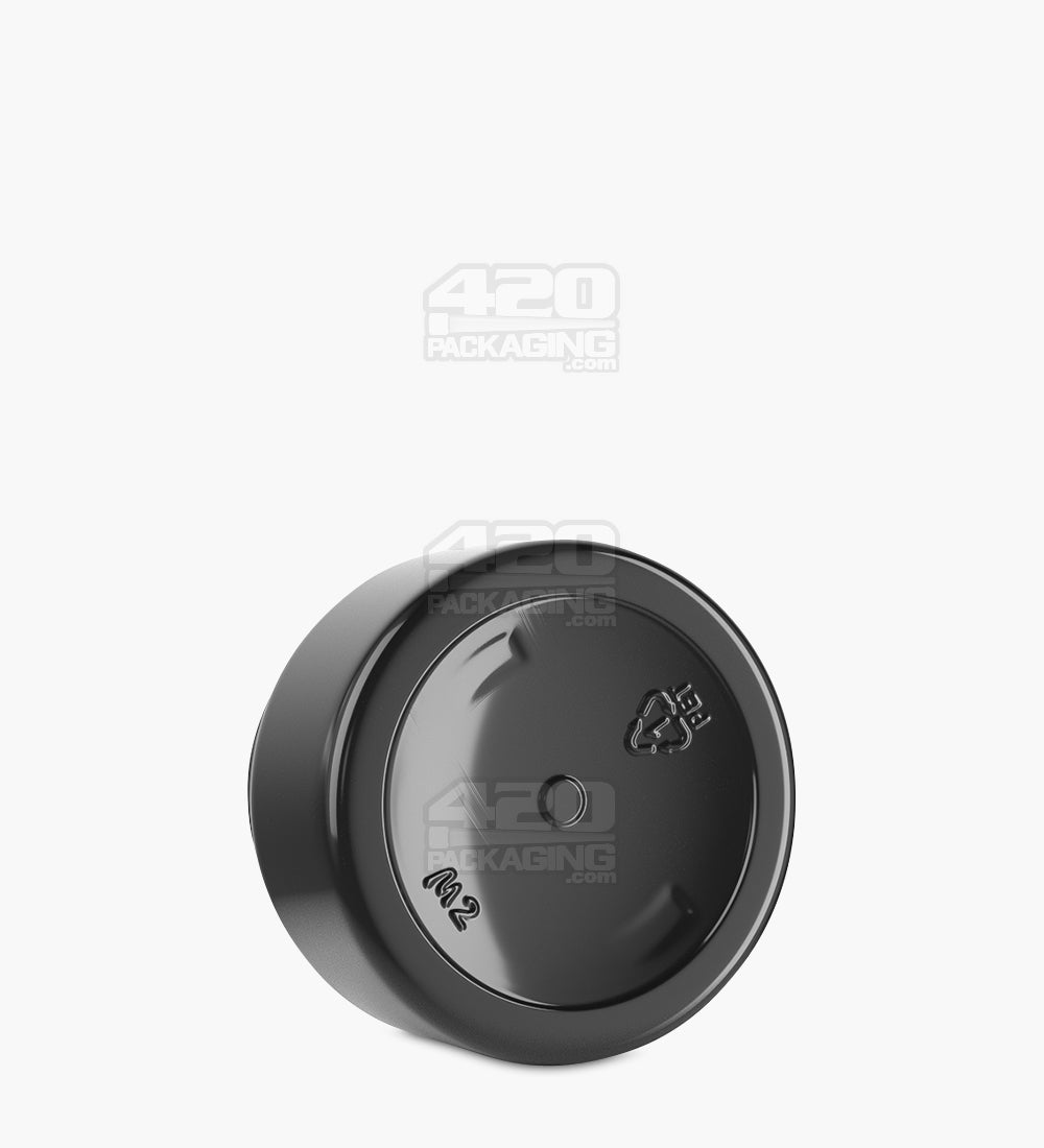 Straight Sided Black Plastic Jars | 53mm - 2oz - 200 Count