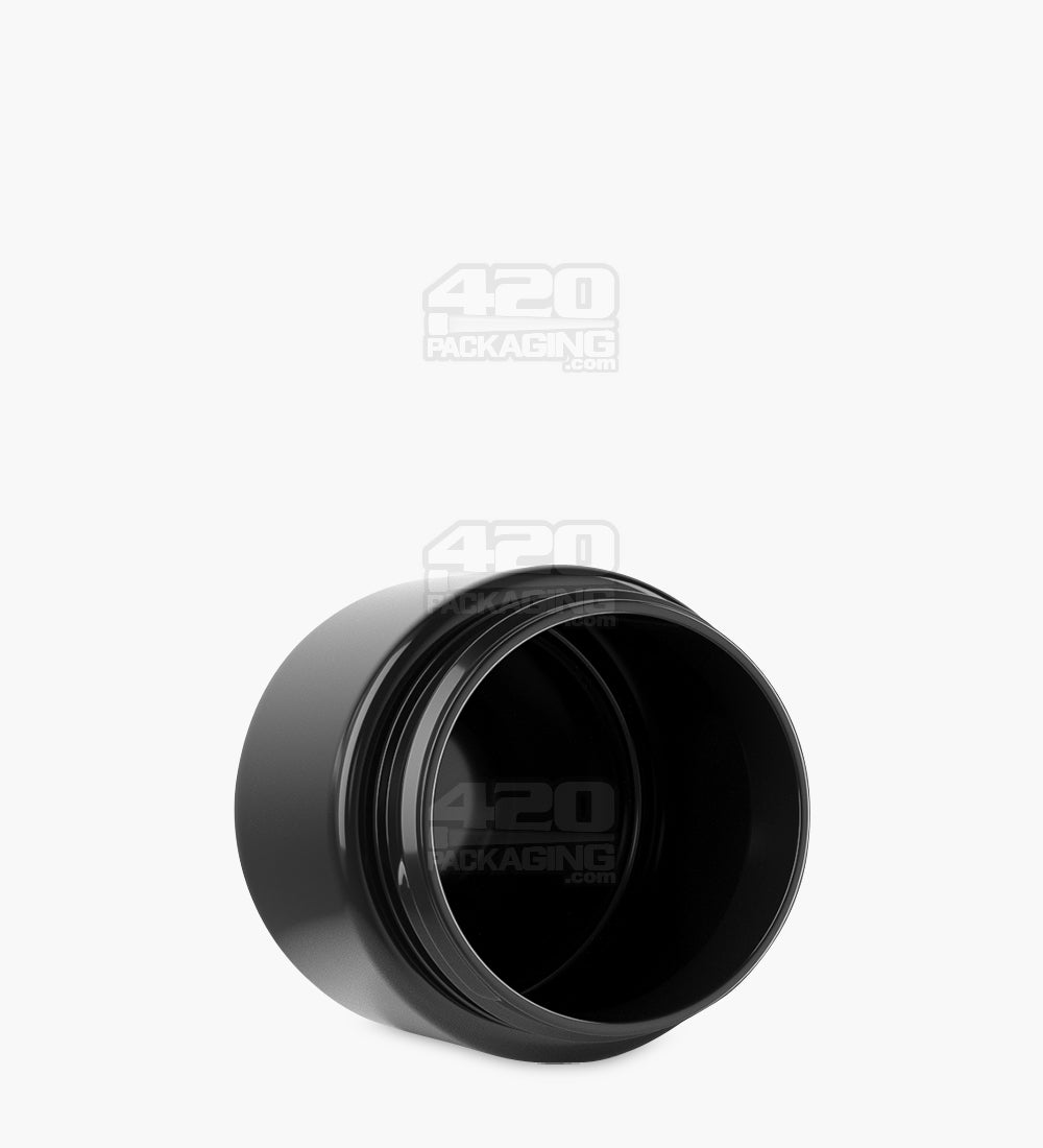 Straight Sided Black Plastic PCR Jars | 53mm - 3oz - 100 Count