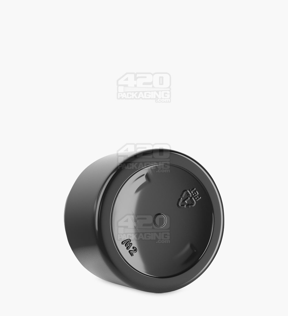 Straight Sided Black Plastic PCR Jars | 53mm - 3oz - 100 Count