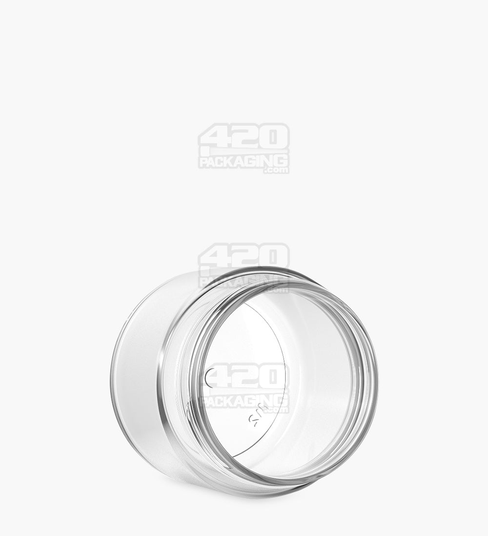 Straight Sided Clear Plastic PCR Jars | 53mm - 3oz - 100 Count