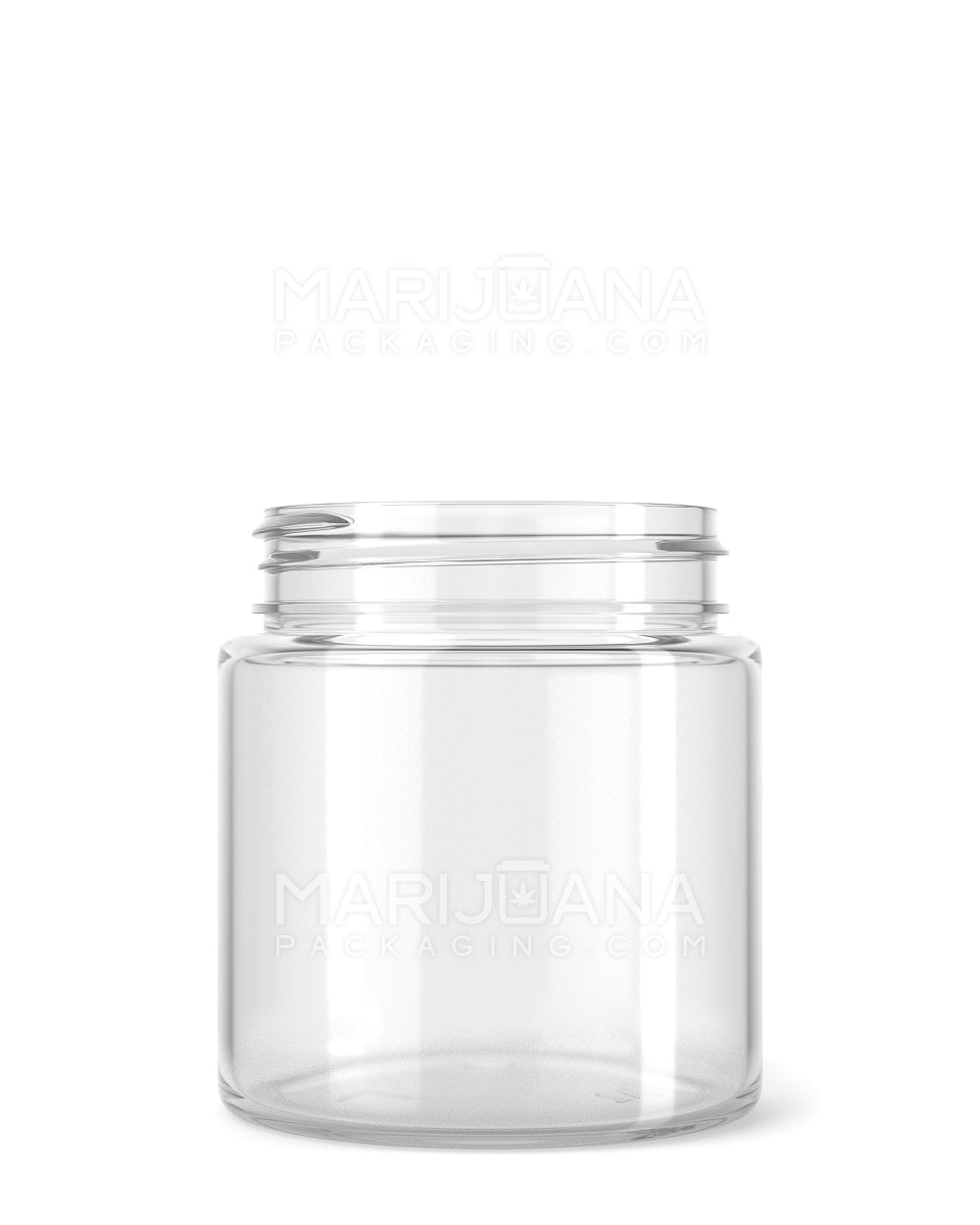 Straight Sided Clear Plastic Jars | 53mm - 4oz - 100 Count - 1