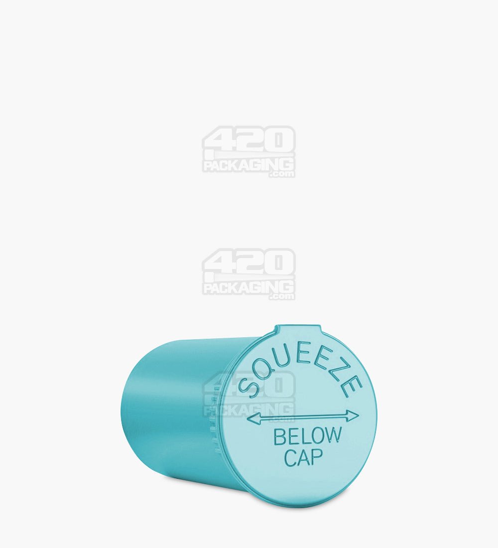 69mm Aqua Child Resistant Opaque Pop Top Bottles 225/Box - 3