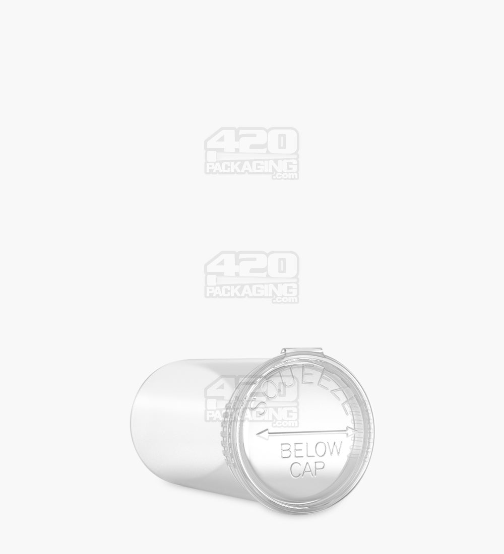 Child Resistant | Clear Pop Top Bottles | 13dr - 2g - 315 Count