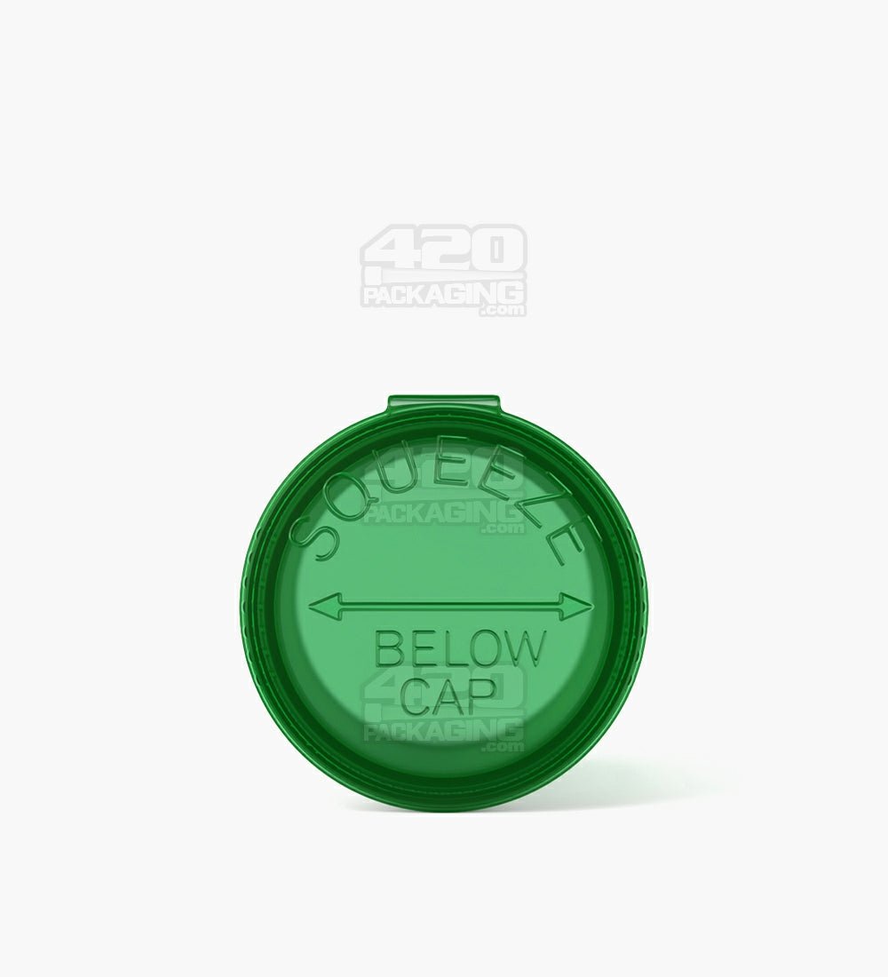 30 Dram Green Child Resistant Transparent Pop Top Bottles 150/Box - 4