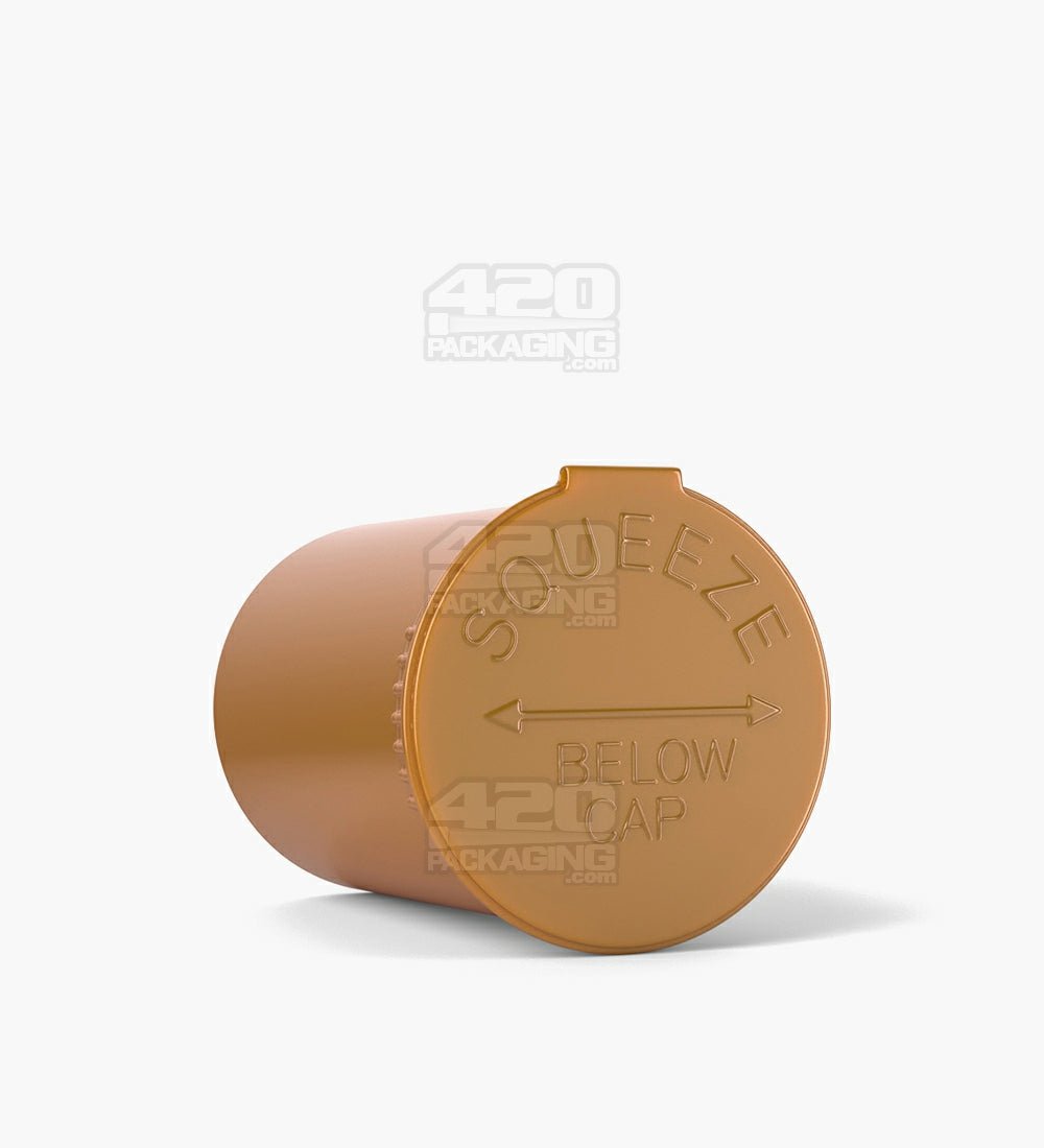 30 Dram Gold Child Resistant Opaque Pop Top Bottles 150/Box - 3