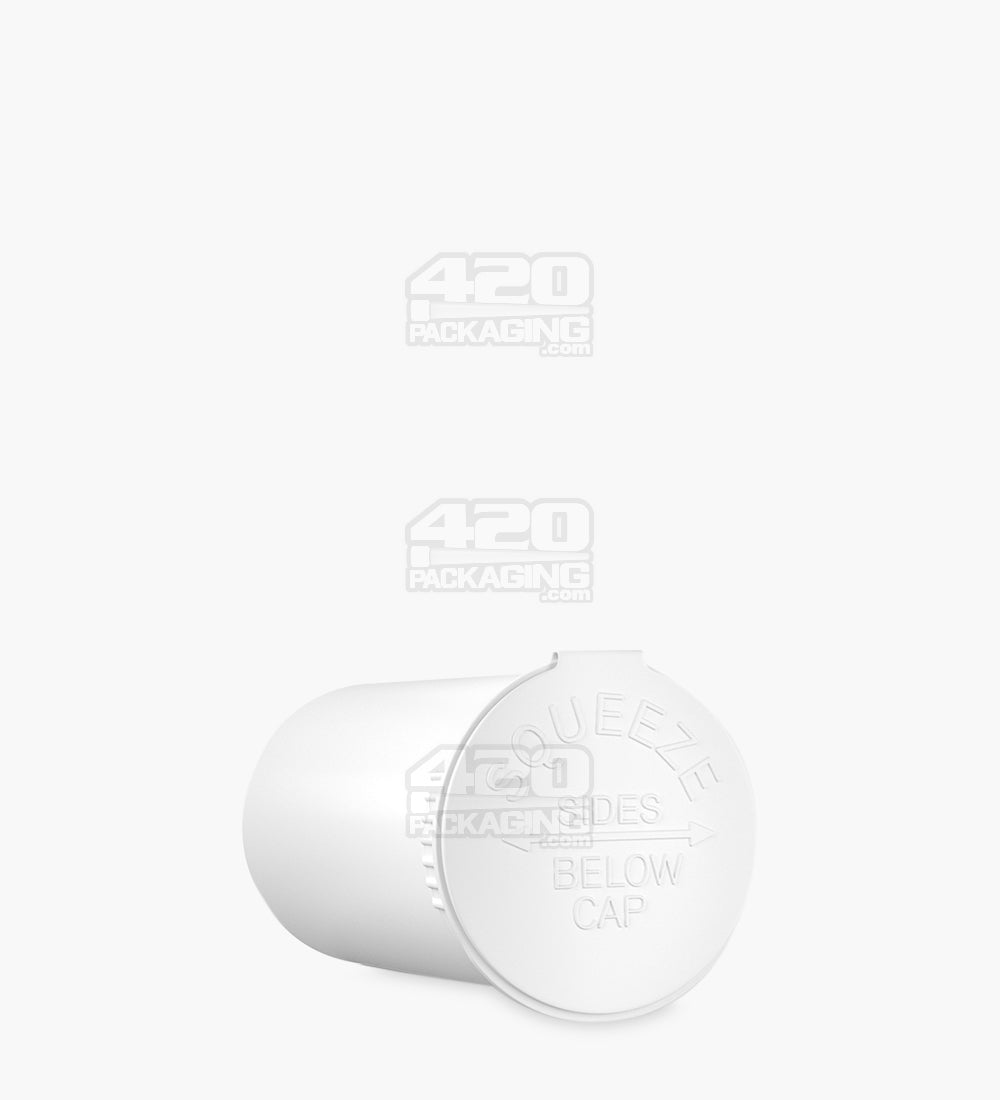 Child Resistant & Sustainable | 100% Biodegradable Opaque White Pop Top Bottles | 19dr - 3.5g - 225 Count