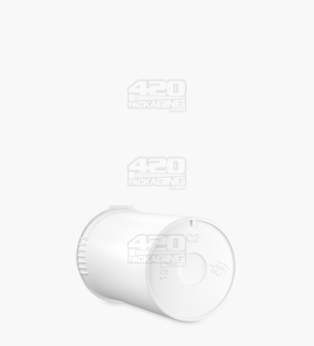 Child Resistant & Sustainable | 100% Biodegradable Opaque White Pop Top Bottles | 19dr - 3.5g - 225 Count