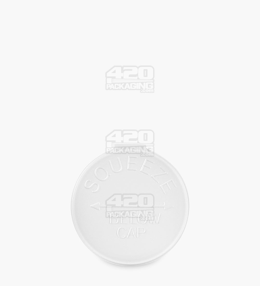 Child Resistant | Opaque White Pop Top Bottles | 30dr - 7g - 150 Count