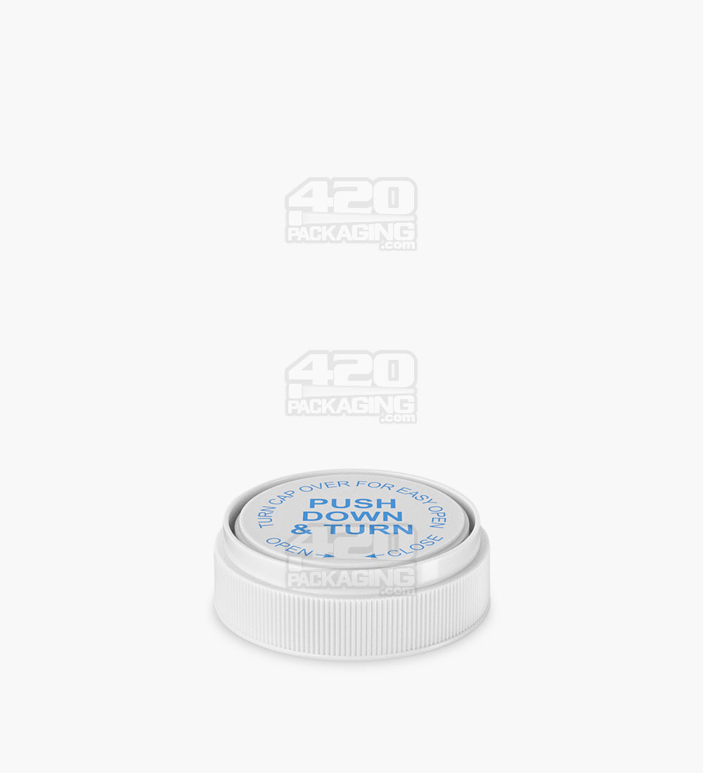 Child Resistant | Blue Reversible Cap Vials | 40dr - 10g - 150 Count