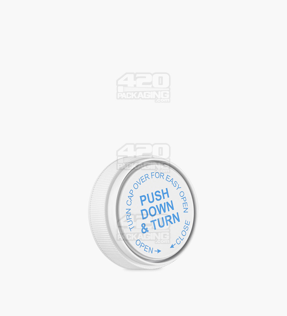 Child Resistant | Blue Reversible Cap Vials | 40dr - 10g - 150 Count