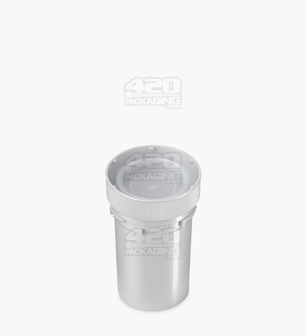 Child Resistant | Opaque Silver Reversible Cap Vials | 20dr - 3.5g - 240 Count