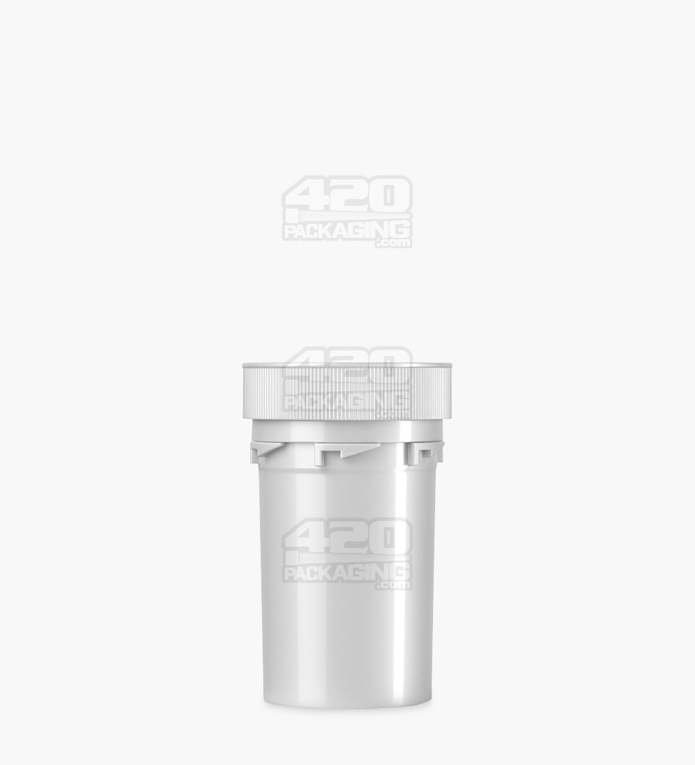 Child Resistant | Opaque Silver Reversible Cap Vials | 20dr - 3.5g - 240 Count