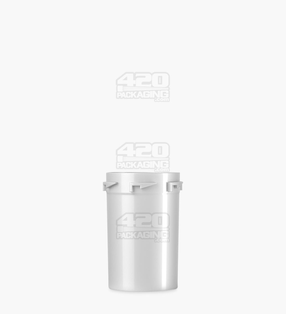 Child Resistant | Opaque Silver Blank Reversible Cap Vials | 20dr - 3.5g - 240 Count