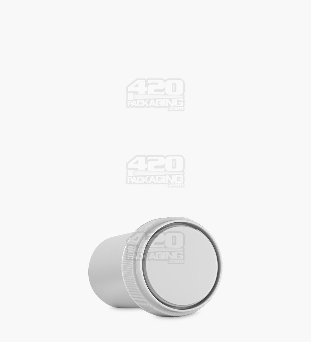 Child Resistant | Opaque Silver Blank Reversible Cap Vials | 20dr - 3.5g - 240 Count
