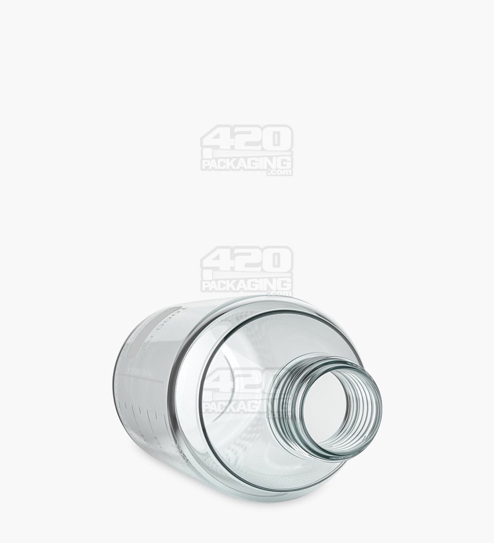 45mm Glass Reagent Lab Bottle w/ Blue Screw Top Cap - 1000ml - 24/Box - 7