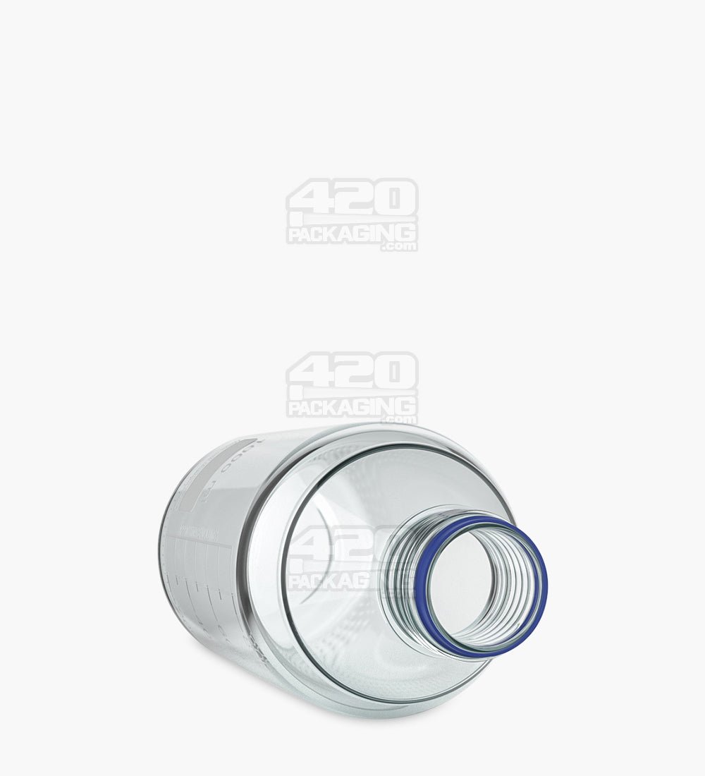 45mm Glass Reagent Lab Bottle w/ Blue Screw Top Cap - 1000ml - 24/Box - 10