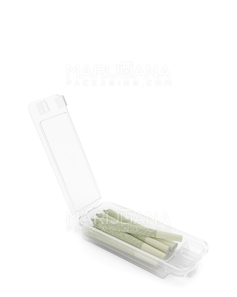 Child Resistant | Snap Box Pre-Roll Joint Case | Small - Clear Plastic - 240 Count - 2