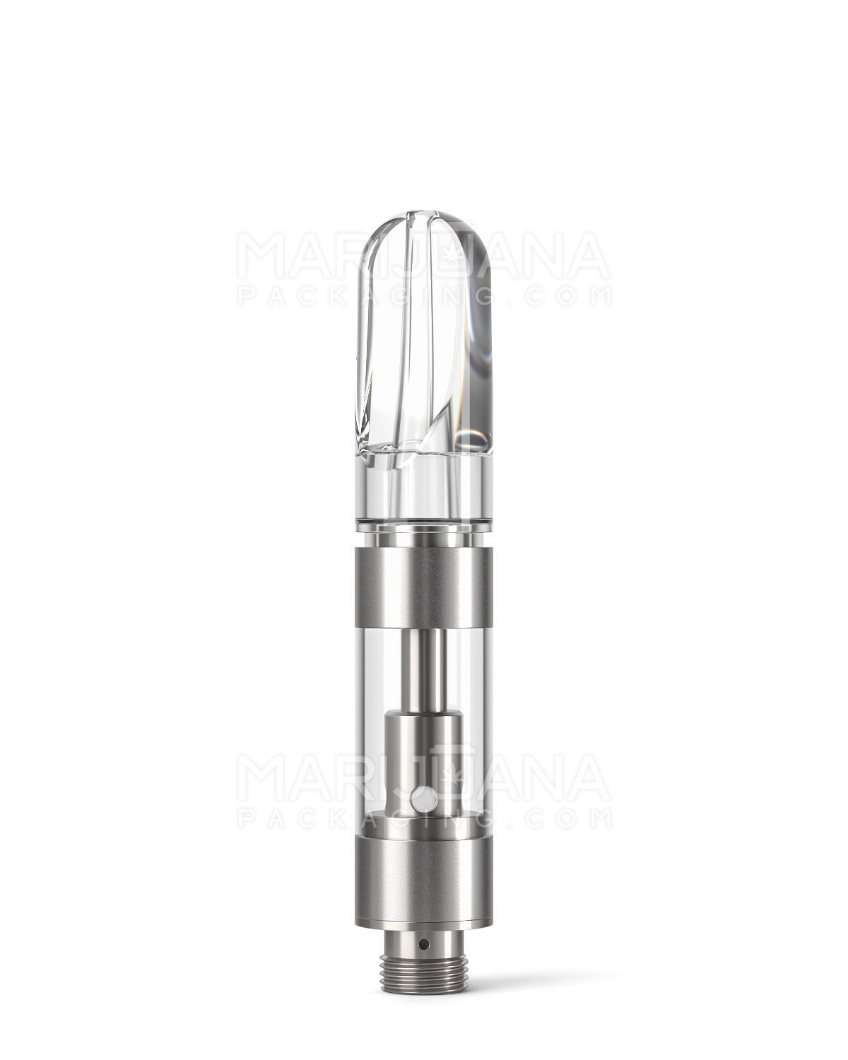 CCELL | Liquid6 Reactor Plastic Vape Cartridge with Clear Plastic Mouthpiece | 0.5mL - Press On - 100 Count - 1