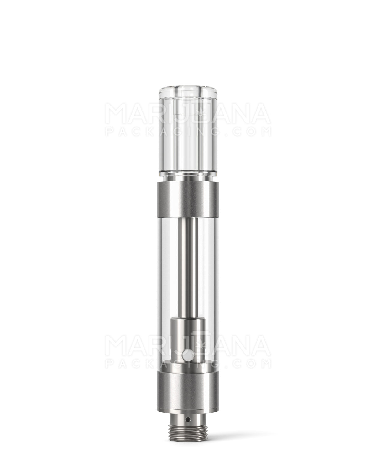 CCELL | Liquid6 Reactor Plastic Vape Cartridge with Barrel Clear Plastic Mouthpiece | 1mL - Press On - 100 Count - 1