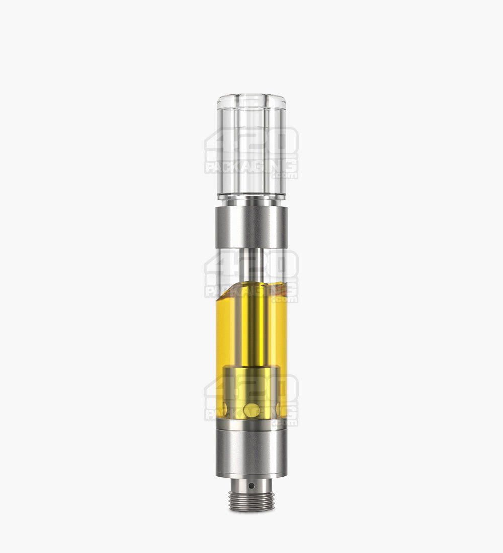 CCELL Liquid6 Plastic Vape Cartridge 2mm Aperture 1ml w/ Barrel Clear Mouthpiece Connection 100/Box - 2
