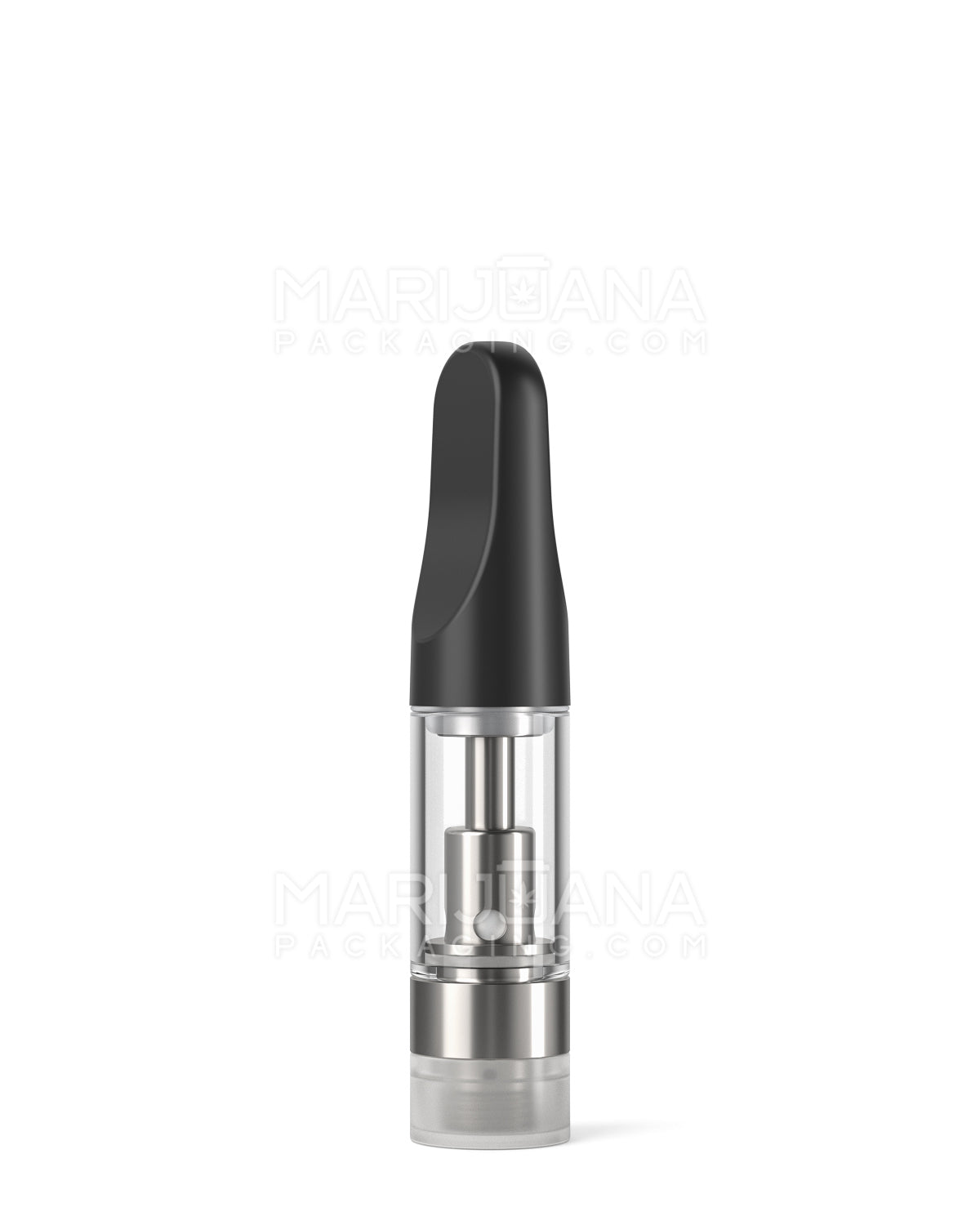 CCELL | Liquid6 Reactor Glass Vape Cartridge with Black Plastic Mouthpiece | 0.5mL - Screw On - 100 Count - 3