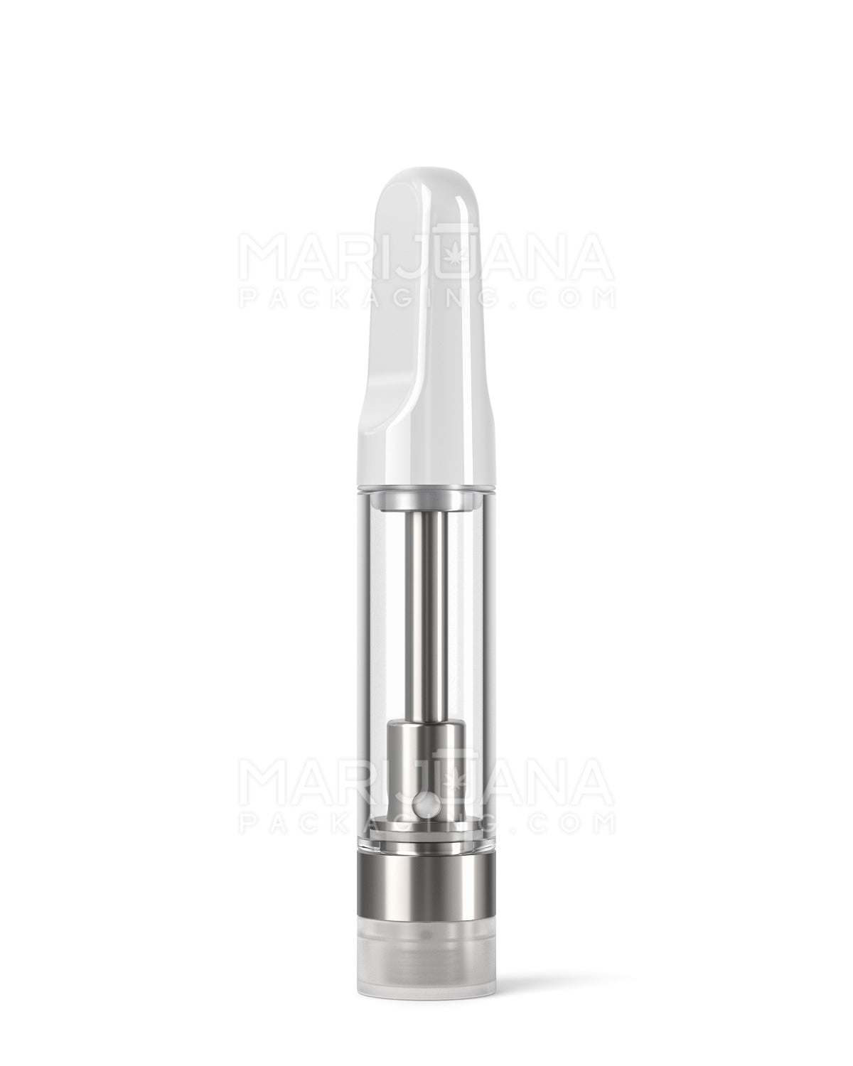 CCELL | Liquid6 Reactor Glass Vape Cartridge with White Ceramic Mouthpiece | 1mL - Screw On - 100 Count - 3