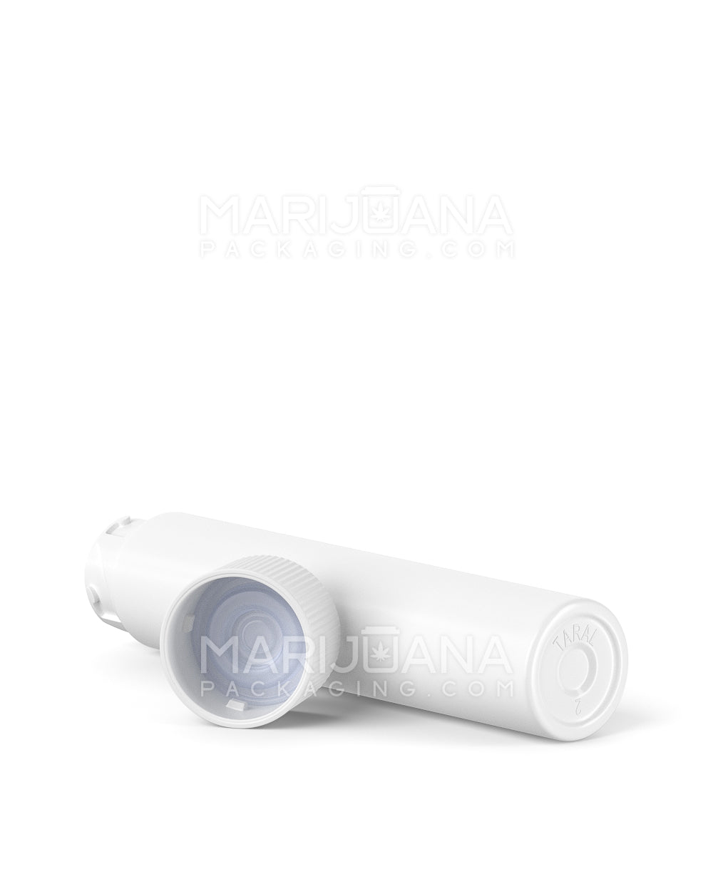 Child Resistant | Push Down & Turn Vape Cartridge Container | 72mm - White Plastic - 1650 Count - 5