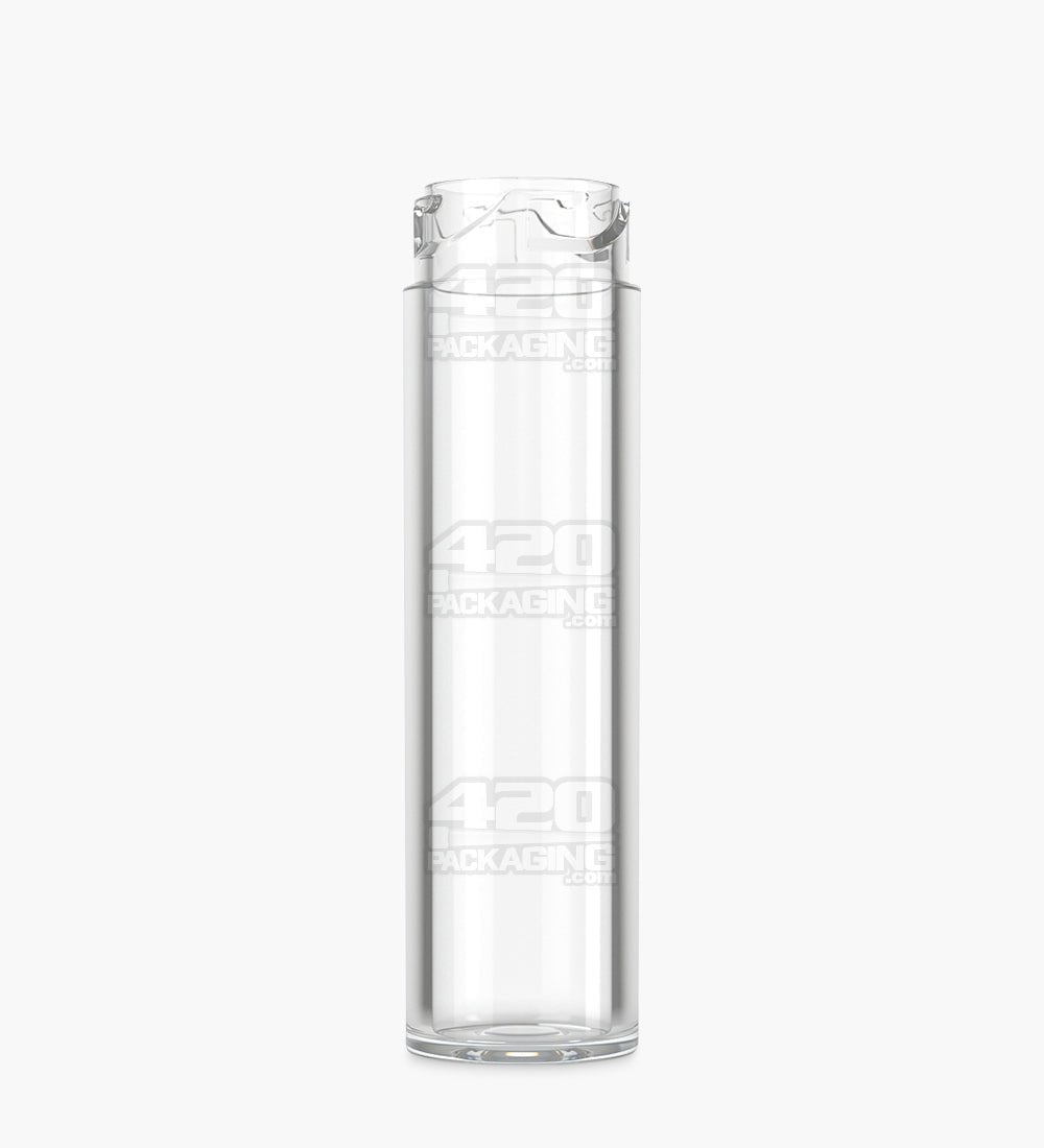 Child Resistant Push & Turn Clear Vape Cartridge Tube With Black Cap B00/Box - 7