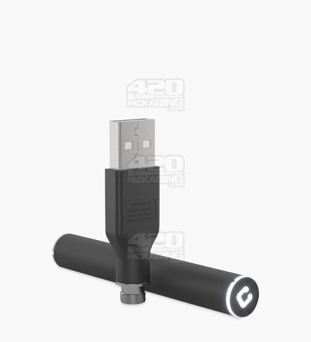 CCELL | M3 Soft Touch Vape Batteries with USB Charger | 340mAh - Black - 100 Count