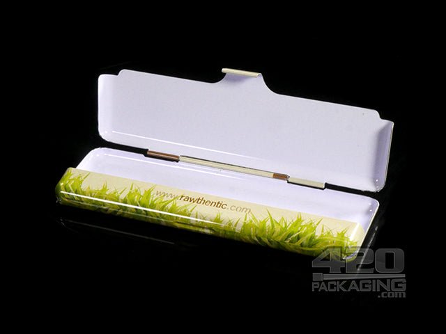 RAW Hemp King Size Slim Rolling Papers Storage Tin - 3