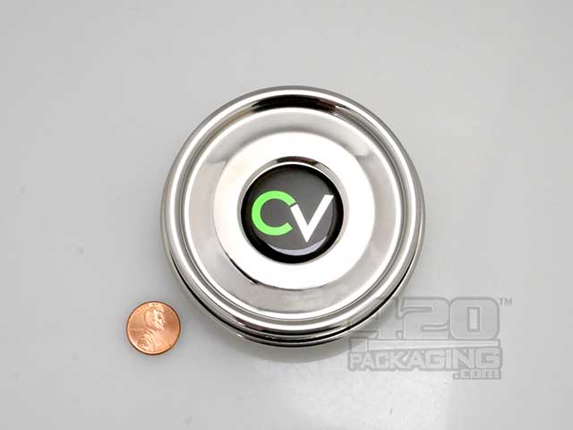 4-8 Grams C-Vault Extra Small Air Tight Metal Storage Jar With Boveda Pack - 2