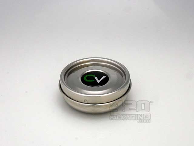 4-8 Grams C-Vault Extra Small Air Tight Metal Storage Jar With Boveda Pack - 1