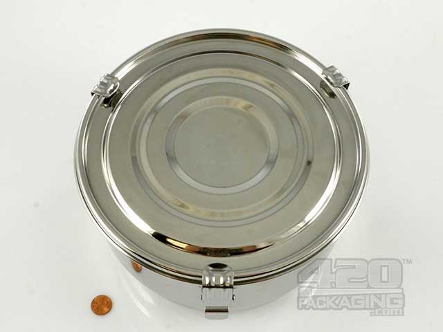 4 Liter C-Vault Metal Storage Jar With Boveda Packs - 2