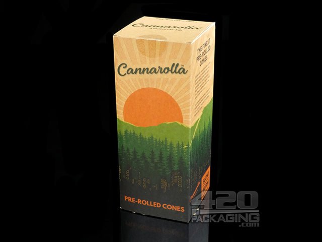 Cannarolla 84mm x 26mm Pre Rolled White Paper Cones 900/Box - 1
