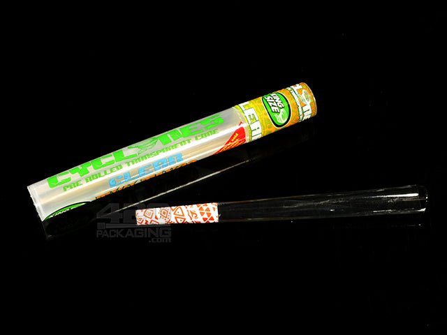 Cyclones Clear Tiki Tango Flavored King Size Cones 24/Box - 3