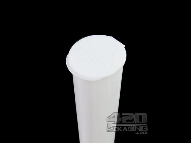 109mm Conical Plastic Child Resistant J-Tubes 1000-Box Opaque Black - 4