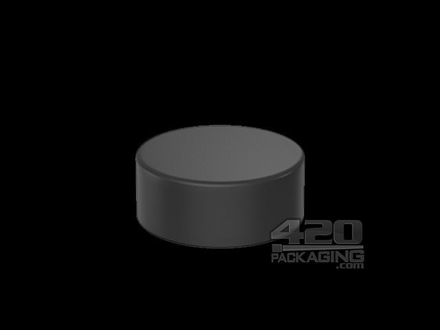 38mm Smooth Push and Turn Child Resistant Plastic Caps With Foil Liner - Black - 320/Box - 1