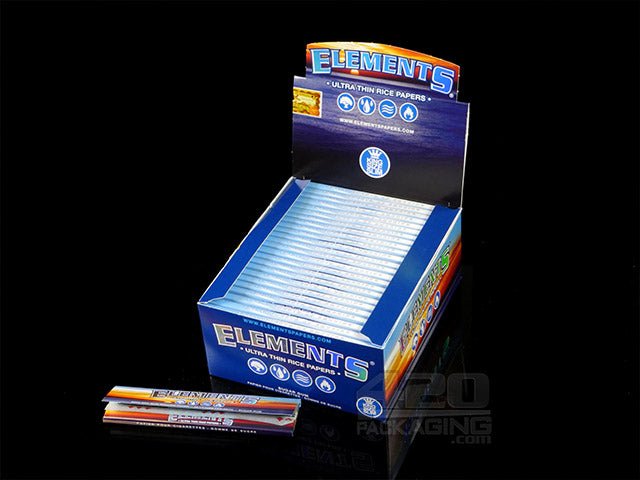 Elements King Size Slim Rolling Papers 50/Box - 1