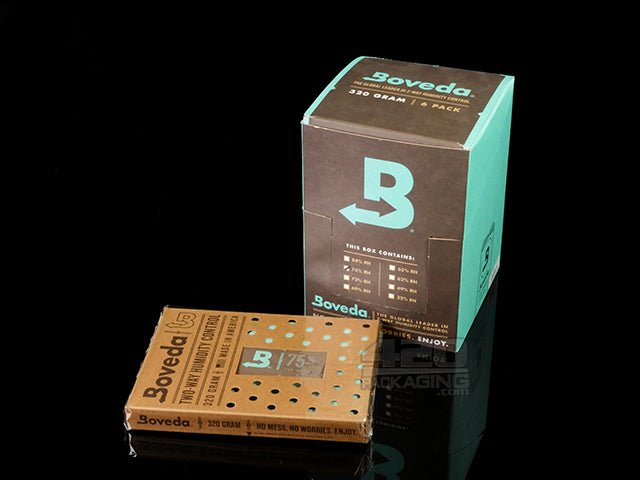 Boveda Humidity Packs 75% (320 gram) 6/Box - 1