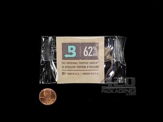 Boveda Humidity Packs 62% (4 gram) Master Case 125/Box - 3