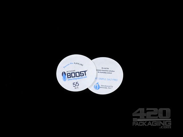 Boost Round 45mm Humidity Packs 55% (1 gram) - 3500/Box - 1