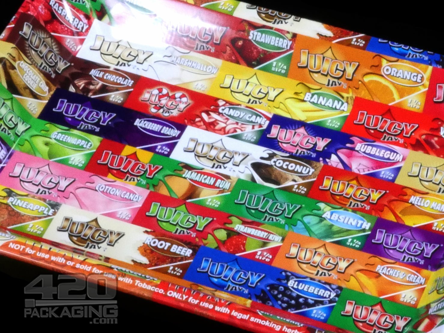 Juicy Collage Design Mini Metal Rolling Tray - 3