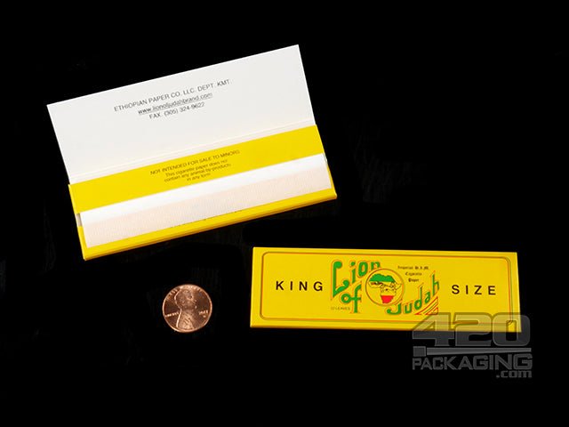 Lion Of Judah King Size Rolling Papers 50/Box - 2